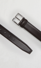 Load image into Gallery viewer, A0890 LEATHER BELT BROWN