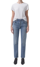 Load image into Gallery viewer, AGOLDE Riley Long High Rise Straight