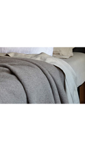 Load image into Gallery viewer, Bemboka Fine Rib Merino Wool Blanket Luxury Interiors Amara Home