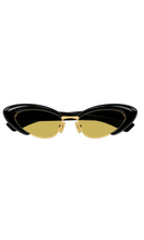 Load image into Gallery viewer, BOTTEGA VENETA Angled Cat Eye Sunglasses