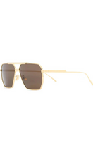 Load image into Gallery viewer, BOTTEGA VENETA Gold Frame Square Sunglasses