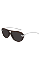 Load image into Gallery viewer, BOTTEGA VENETA Knot Aviator Sunglasses