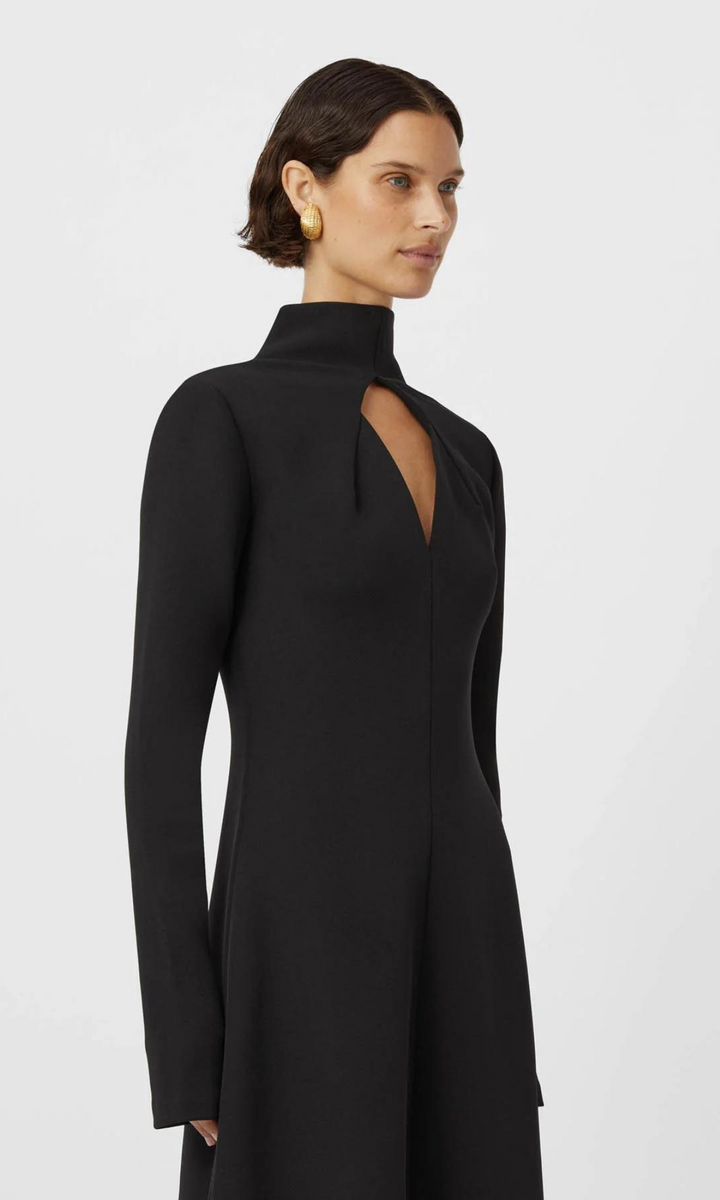 drawstring long sleeve dress Long Sleeve Midi Drawstring Waist Dress – JULIA JORDAN