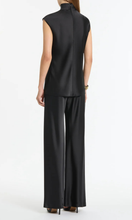 Load image into Gallery viewer, CARLA ZAMPATTI Black Satin Bias Pant