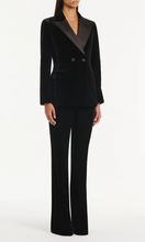 Load image into Gallery viewer, CARLA ZAMPATTI Black Velvet Pant