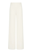 Load image into Gallery viewer, CARLA ZAMPATTI Ivory Crepe Palazzo Pant