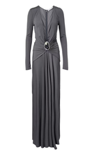Load image into Gallery viewer, CHRISTOPHER ESBER Orica Crystal Ruched Long Sleeve Dress