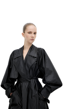 Load image into Gallery viewer, COMMON HOURS Circulation Trench Dress