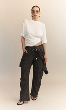 Load image into Gallery viewer, COURTNEY ZHENG | Elis Supima Cotton Boxy Tuck Tee