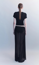 Load image into Gallery viewer, COURTNEY ZHENG Florens Silk Georgette Knot Skirt