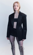 Load image into Gallery viewer, COURTNEY ZHENG Inge Wool Silk Duchesse Satin Blazer