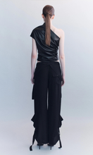 Load image into Gallery viewer, COURTNEY ZHENG Larson Silk Crepe Cargo Pants