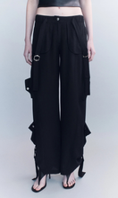 Load image into Gallery viewer, COURTNEY ZHENG Larson Silk Crepe Cargo Pants