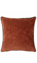 Load image into Gallery viewer, CUSHION Velvet Piped AMBRE