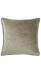 Load image into Gallery viewer, CUSHION Velvet Piped ARGENT