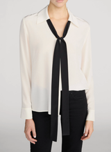 Load image into Gallery viewer, FRAME The Contrast Tie Shirt