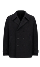 Load image into Gallery viewer, HARRIS WHARF LONDON Peacoat Boiled Wool