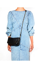 Load image into Gallery viewer, JEROME DREYFUSS Bobi S bag in Noir Goatskin at Amara Home