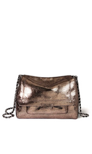 Load image into Gallery viewer, JEROME DREYFUSS Lulu L bag in Lamé Champagne at Amara Home