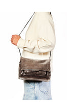 Load image into Gallery viewer, JEROME DREYFUSS Lulu L bag in Lamé Champagne at Amara Home