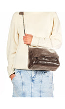 Load image into Gallery viewer, JEROME DREYFUSS Lulu L bag in Lamé Champagne at Amara Home