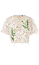 Load image into Gallery viewer, LEO LIN Indie Embellished Lace Sleeve Top