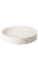 Load image into Gallery viewer, MARBLE | White Round Tray