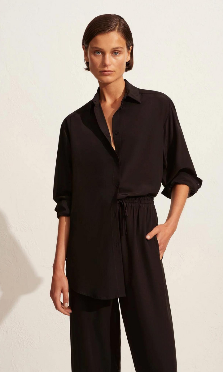 MATTEAU | Long Sleeve Silk Shirt – SAINTE The Store