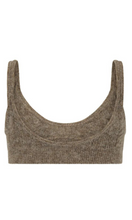 Load image into Gallery viewer, NAGNATA Cable Knit Wool Bralet