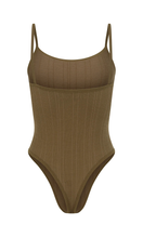 Load image into Gallery viewer, NAGNATA Pinstripe Wool Bodysuit
