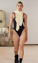 Load image into Gallery viewer, NAGNATA Pinstripe Wool Bodysuit