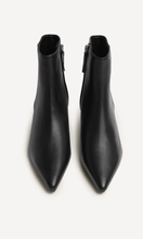 Load image into Gallery viewer, Nelson Made Sophie Mini Ankle Boot in Black Leather at SAINTE
