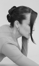 Load image into Gallery viewer, PORTER Turtle Hoops - Silver