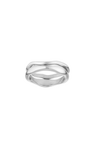 Load image into Gallery viewer, PORTER Wave Ring Set - Silver