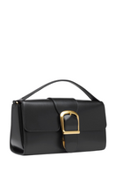 Load image into Gallery viewer, RYLAN | 11.1 Black Small Satchel with Flat Handle