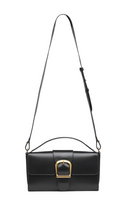 Load image into Gallery viewer, RYLAN | 11.1 Black Small Satchel with Flat Handle