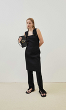 Load image into Gallery viewer, RYLAN | 11.1 Black Small Satchel with Flat Handle