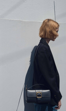 Load image into Gallery viewer, RYLAN | 11.1 Black Small Satchel with Flat Handle