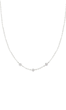 Load image into Gallery viewer, SAINT VALENTINE Floating Stone Necklace Silver