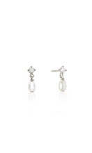Load image into Gallery viewer, SAINT VALENTINE | Aspen Mini Drop Earrings Silver