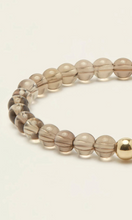 Load image into Gallery viewer, SPIRITUS STONES Calming Light Bracelet with Smokey Quartz