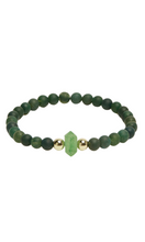 Load image into Gallery viewer, SPIRITUS STONES Quartz Dragon Bracelet with Aventurine & Moss Agate