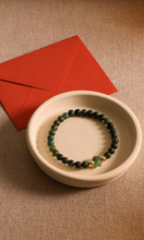 Load image into Gallery viewer, SPIRITUS STONES Quartz Dragon Bracelet with Aventurine & Moss Agate