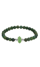Load image into Gallery viewer, SPIRITUS STONES Quartz Dragon Bracelet with Aventurine & Moss Agate