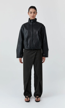 Load image into Gallery viewer, ST. AGNI Cocoon Zip Leather Jacket