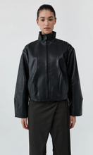 Load image into Gallery viewer, ST. AGNI Cocoon Zip Leather Jacket
