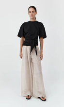 Load image into Gallery viewer, ST. AGNI Cotton Jersey Split Back Tee