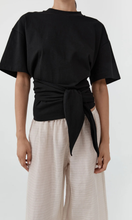 Load image into Gallery viewer, ST. AGNI Cotton Jersey Split Back Tee