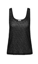 Load image into Gallery viewer, ST. AGNI Glass Beaded Mesh Top
