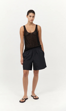 Load image into Gallery viewer, ST. AGNI Glass Beaded Mesh Top